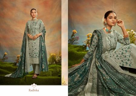 Azara Mussaret Vol 23 By Radhika Cotton Dress Material Catalog
